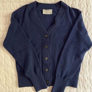 Everlane ReCashmere Varsity Cardigan